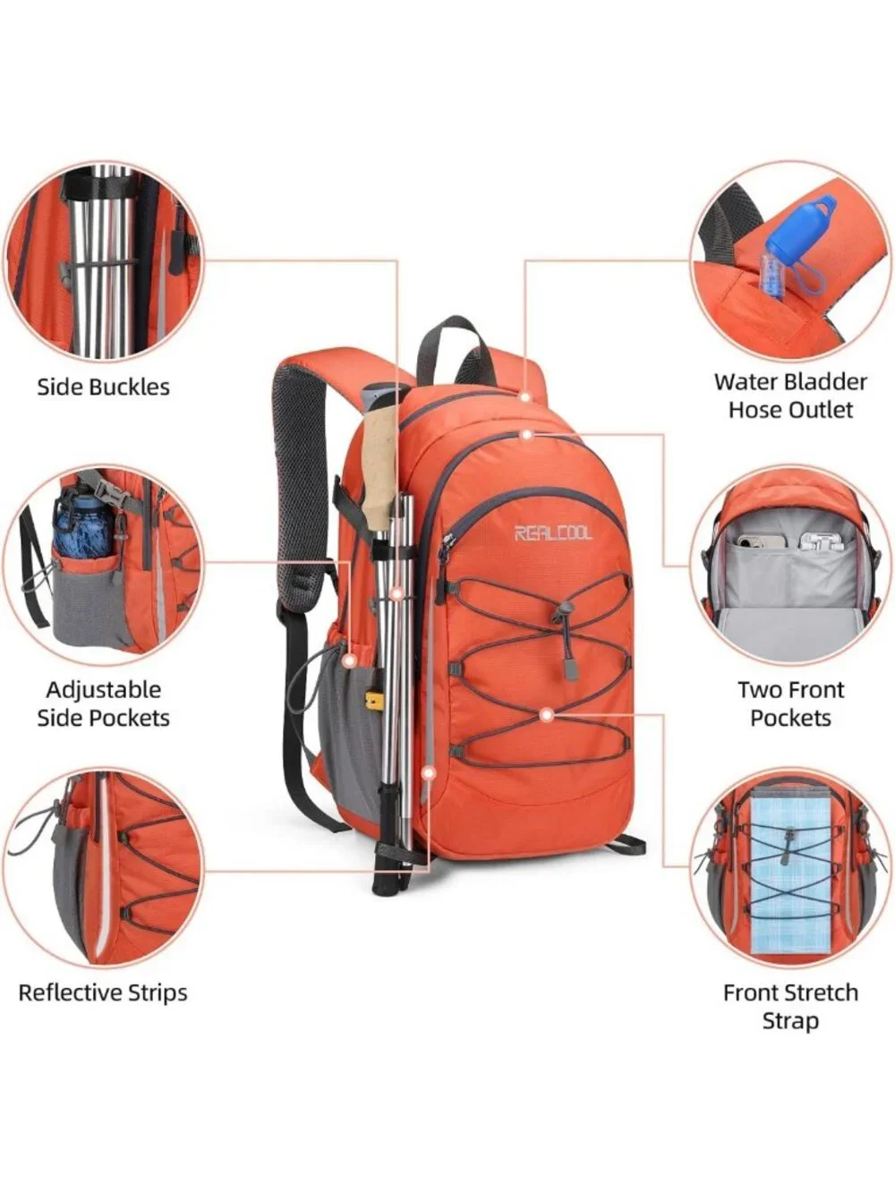 Lightweight 20L Waterproof Hiking Backpack | Tear-Resistant, Multi-Compartment